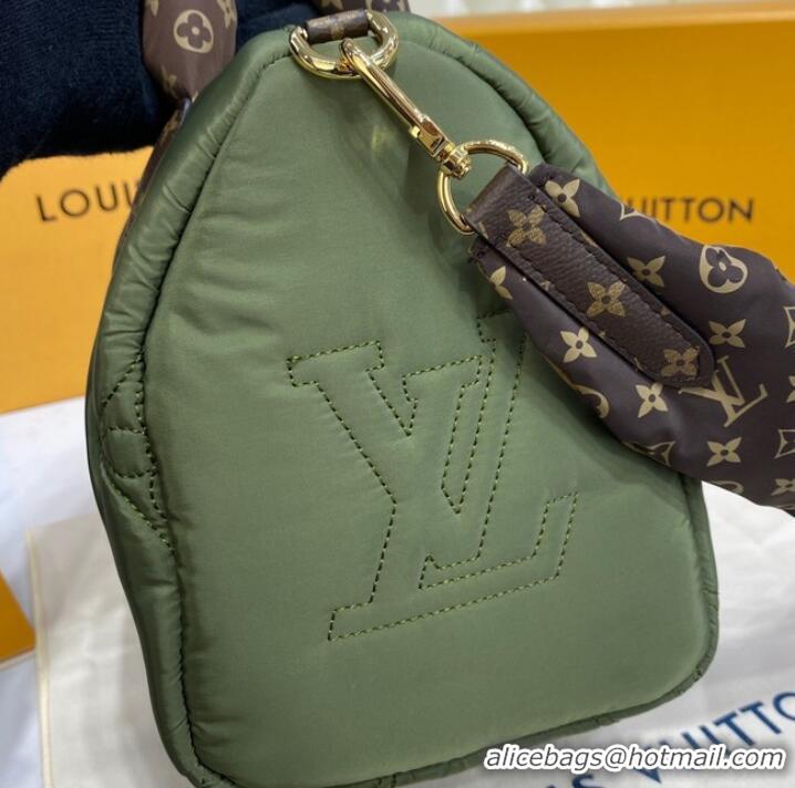 Buy Discount Louis Vuitton SPEEDY BANDOULIERE 25 M59009 Khaki Green