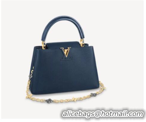 Buy Fashionable Louis Vuitton CAPUCINES MM M59209 Navy Blue