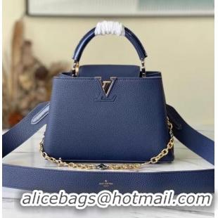 Classic Louis Vuitton CAPUCINES BB M48865 Navy Blue