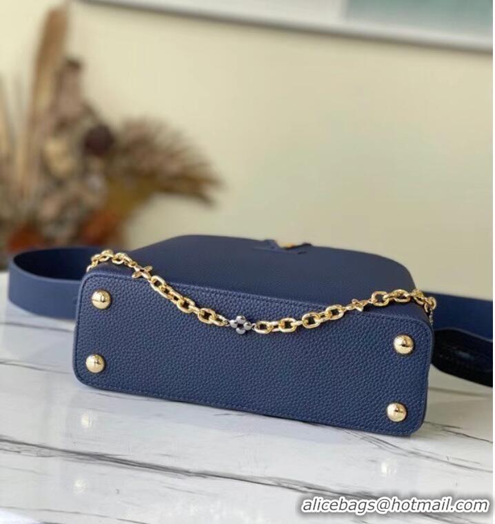 Classic Louis Vuitton CAPUCINES BB M48865 Navy Blue