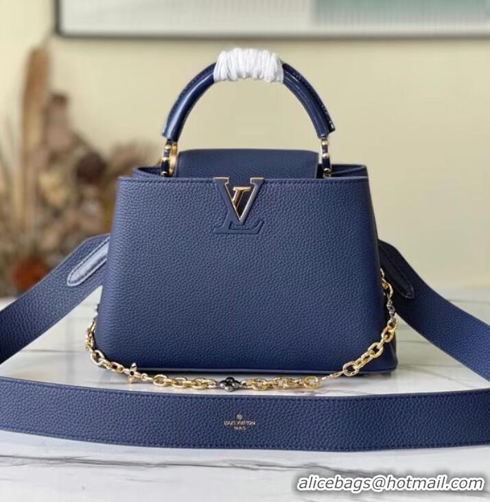 Classic Louis Vuitton CAPUCINES BB M48865 Navy Blue