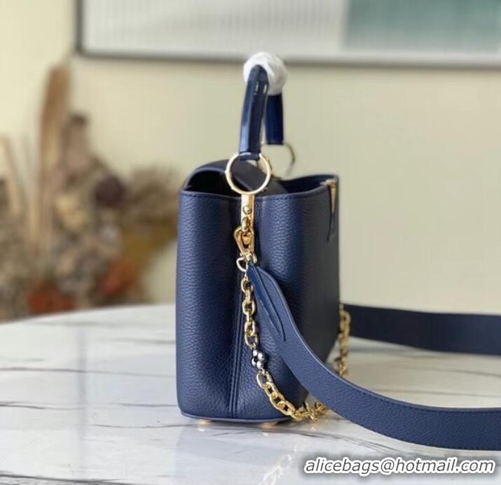 Classic Louis Vuitton CAPUCINES BB M48865 Navy Blue