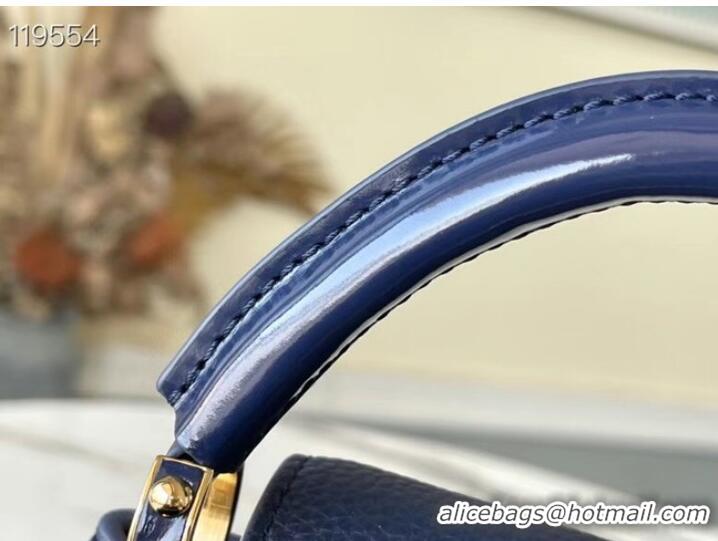 Famous Brand Louis Vuitton CAPUCINES MINI M59065 Navy Blue