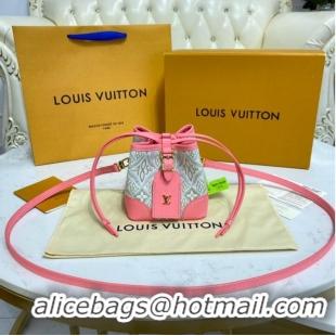 Reasonable Price Louis Vuitton NOE PURSE M81112 Ecru Beige & Pink