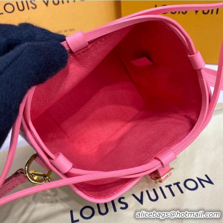 Reasonable Price Louis Vuitton NOE PURSE M81112 Ecru Beige & Pink