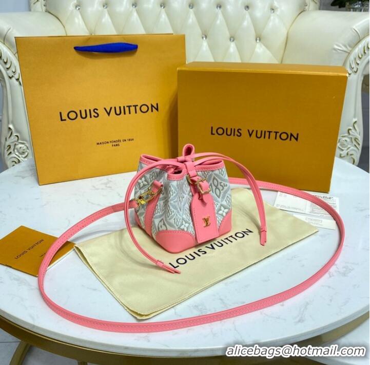 Reasonable Price Louis Vuitton NOE PURSE M81112 Ecru Beige & Pink