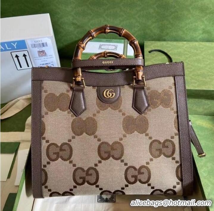 Well Crafted Gucci Diana medium tote bag 655658 brown