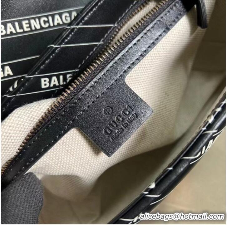 Super Quality Gucci The Hacker Project small GG Marmont bag ‎443497 black