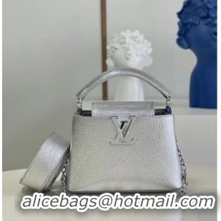 Grade Quality Louis Vuitton CAPUCINES MINI M80239 silver