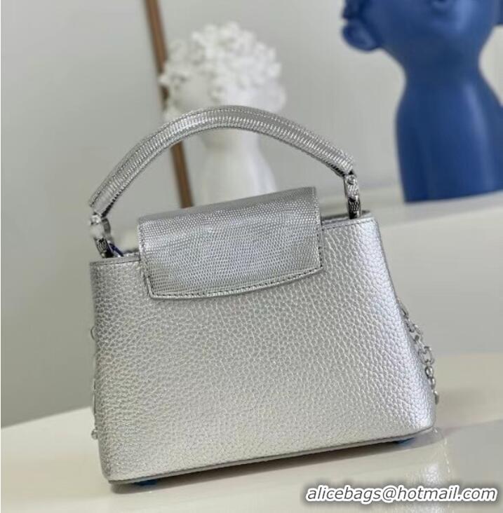 Grade Quality Louis Vuitton CAPUCINES MINI M80239 silver