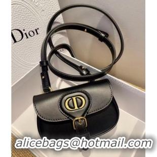 Discount MINI DIOR BOBBY BAG Warm Taupe Box Calfskin S5109U BLACK