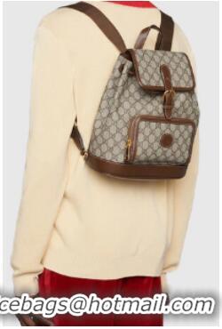 Good Taste Gucci Backpack with Interlocking G 674147 Brown