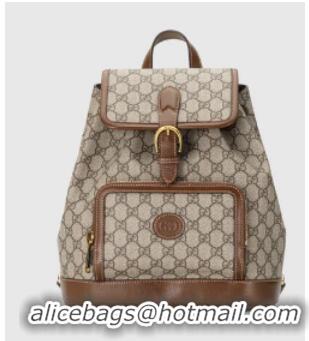 Good Taste Gucci Backpack with Interlocking G 674147 Brown