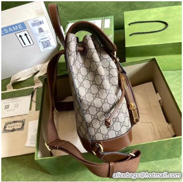 Good Taste Gucci Backpack with Interlocking G 674147 Brown