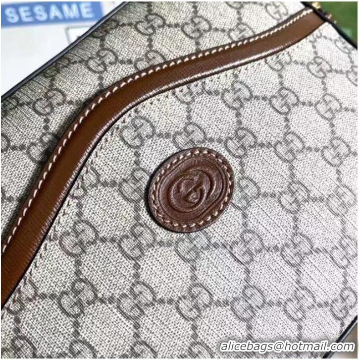 Buy Inexpensive Gucci Messenger bag with Interlocking G 675891 brown