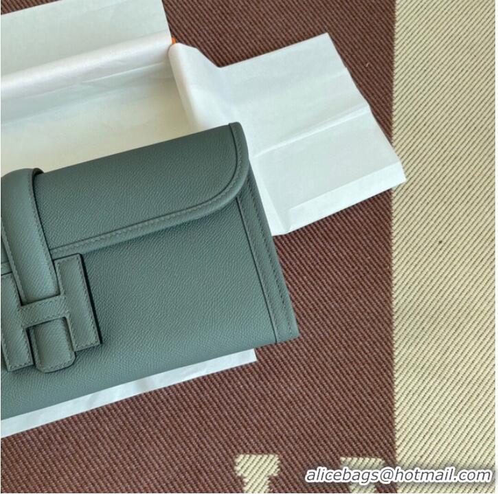 Original Cheap Hermes Original Espom Leather Clutch 37088 Almond green