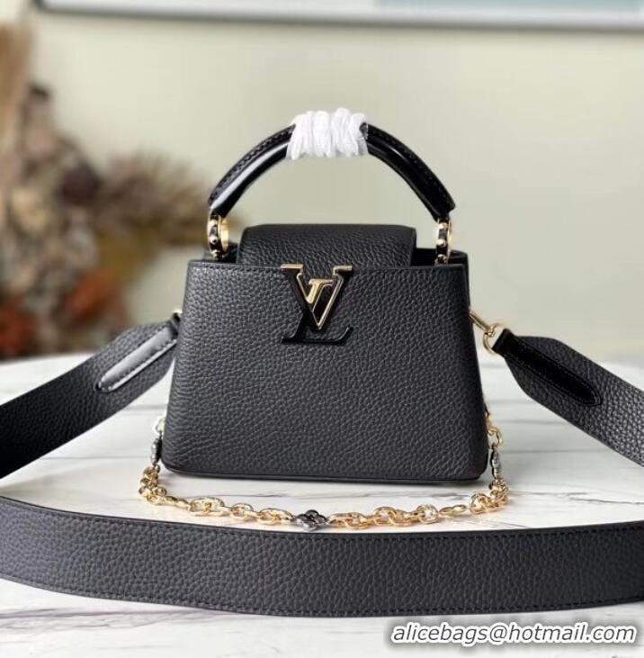 Buy Inexpensive Louis Vuitton CAPUCINES MINI M59065 black