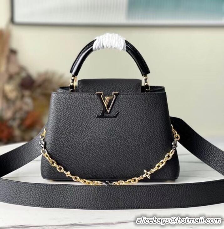 Super Quality Louis Vuitton CAPUCINES BB M48865 black