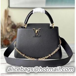 Discount Louis Vuitton CAPUCINES MM M59209 black