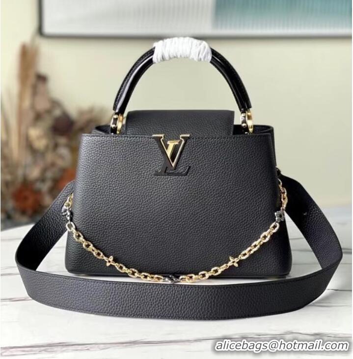 Discount Louis Vuitton CAPUCINES MM M59209 black