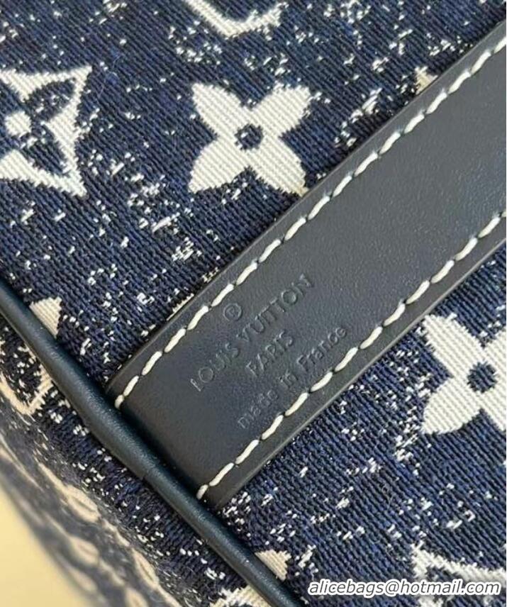 Buy Discount Louis Vuitton Monogram denim M59609 Navy Blue