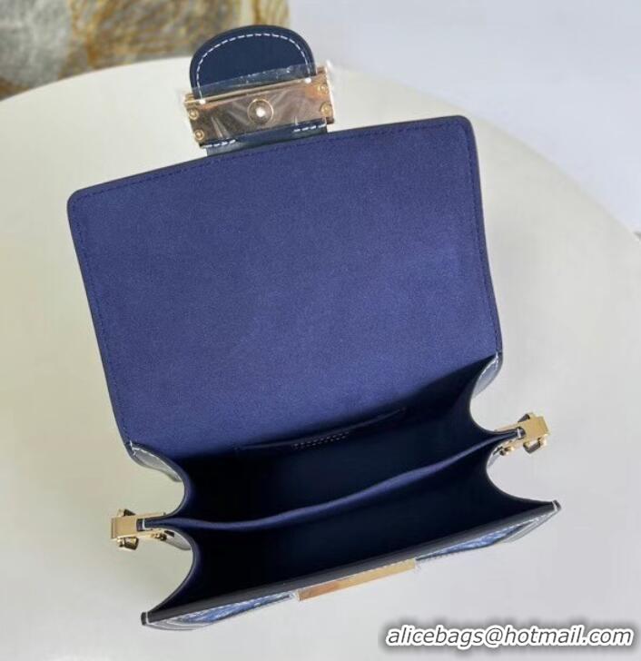 Famous Brand Louis Vuitton DAUPHINE PM M59480 Navy Blue