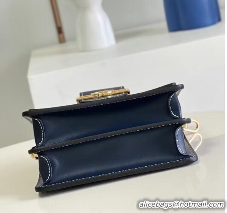 Famous Brand Louis Vuitton DAUPHINE PM M59480 Navy Blue