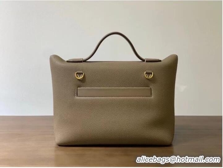 Buy Discount Hermes Kelly Original togo Leather Tote Bag H2424 gray