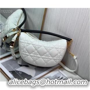 Super Quality DIOR Shoulder Bag Cannage Lambskin C0616 white