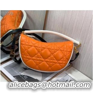 Grade Grade DIOR Shoulder Bag Cannage Lambskin C0616 orange