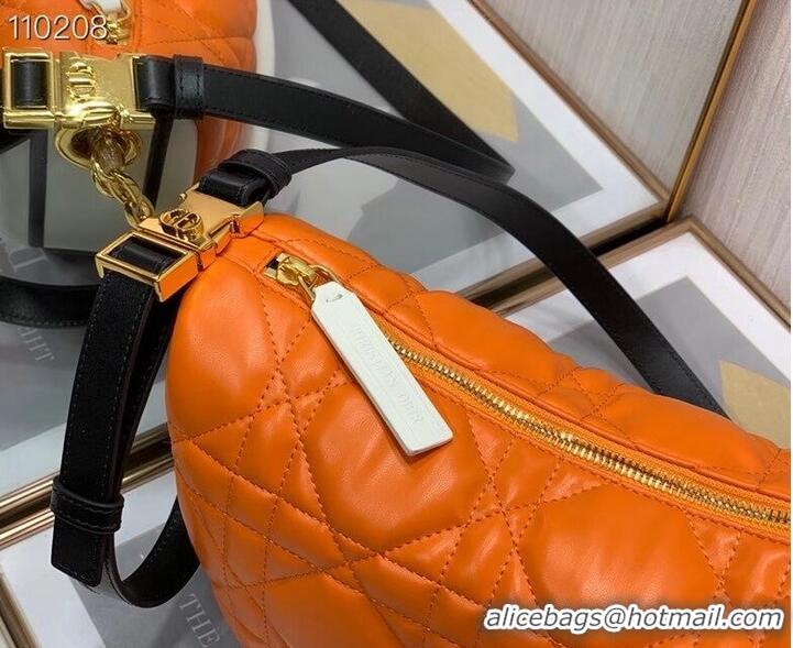 Grade Grade DIOR Shoulder Bag Cannage Lambskin C0616 orange