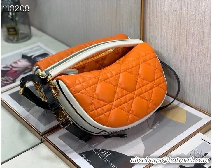 Grade Grade DIOR Shoulder Bag Cannage Lambskin C0616 orange