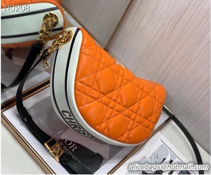 Grade Grade DIOR Shoulder Bag Cannage Lambskin C0616 orange