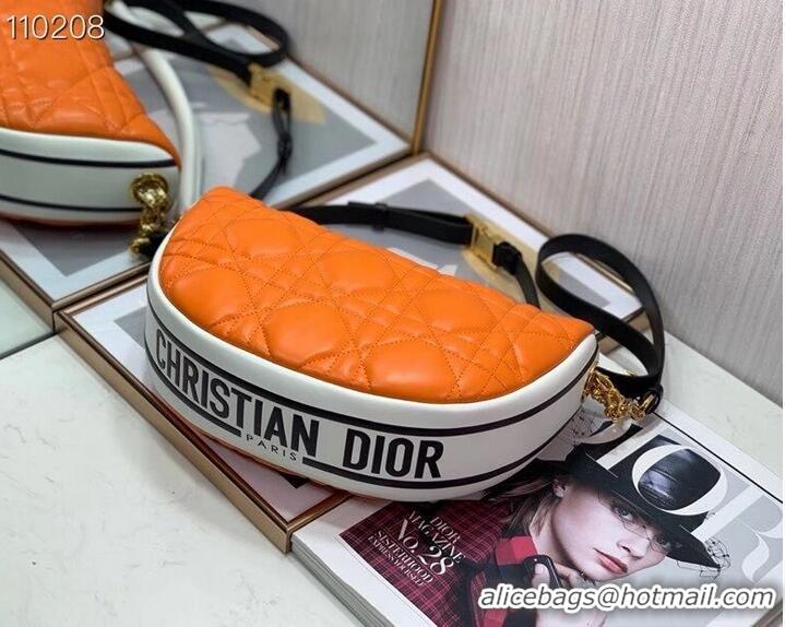 Grade Grade DIOR Shoulder Bag Cannage Lambskin C0616 orange