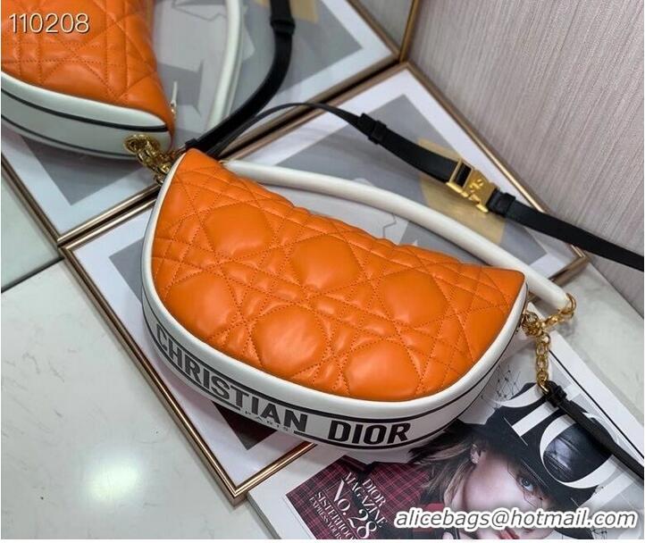 Grade Grade DIOR Shoulder Bag Cannage Lambskin C0616 orange