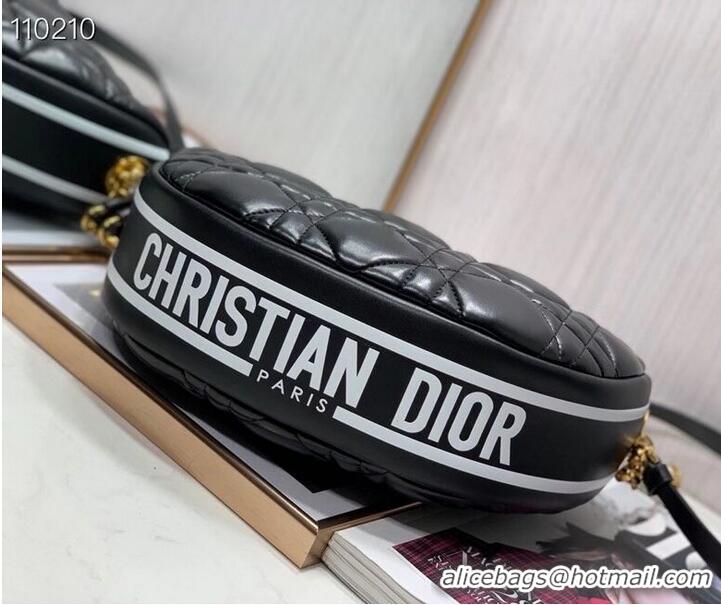 Buy Cheapest DIOR Shoulder Bag Cannage Lambskin C0616 black