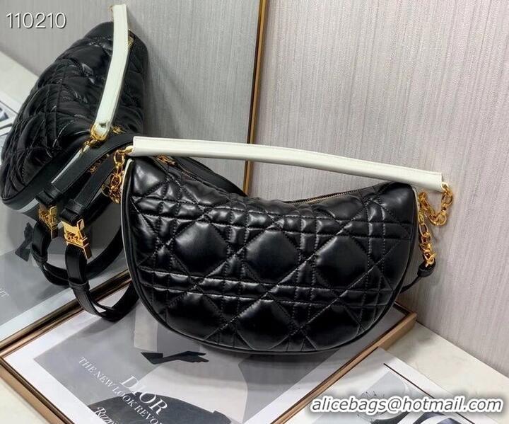 Buy Cheapest DIOR Shoulder Bag Cannage Lambskin C0616 black