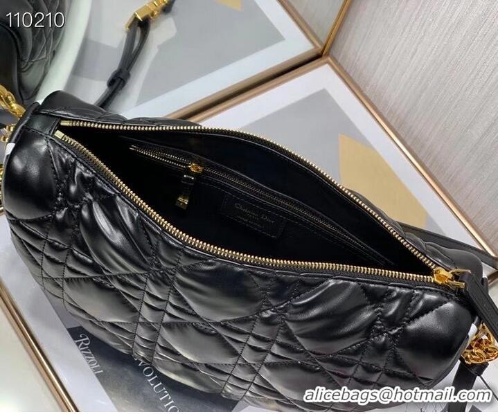 Buy Cheapest DIOR Shoulder Bag Cannage Lambskin C0616 black