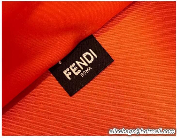 New Style FENDI SUNSHINE MEDIUM FF fabric shopper 8BH386A Red