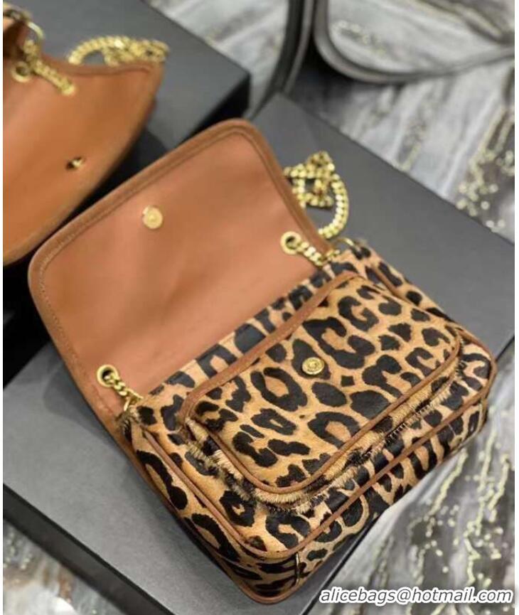 Classic Specials Yves Saint Laurent SMALL NIKI SMALL IN Leopard hair Y653151 BROWN