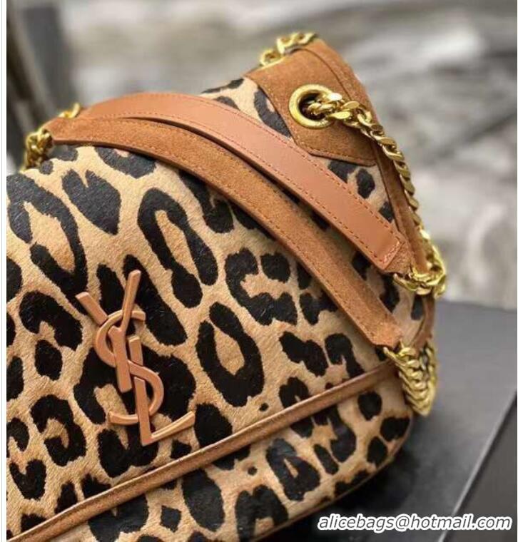 Cheapest YSL NIKI MEDIUM IN Leopard hair Y533158 BROWN