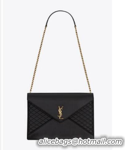 Famous Brand YSL GABY CHAIN BAG IN VINTAGE LAMBSKIN 668864 black