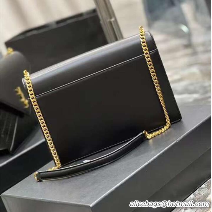 Famous Brand YSL GABY CHAIN BAG IN VINTAGE LAMBSKIN 668864 black