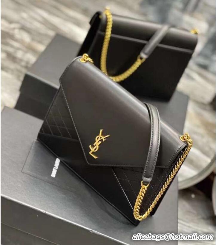 Famous Brand YSL GABY CHAIN BAG IN VINTAGE LAMBSKIN 668864 black