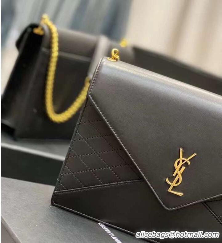 Famous Brand YSL GABY CHAIN BAG IN VINTAGE LAMBSKIN 668864 black