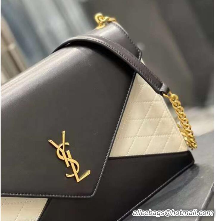 Buy Fashionable YSL GABY CHAIN BAG IN VINTAGE LAMBSKIN 668864 black&white