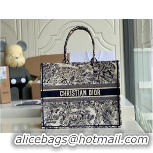 Spot Luxury DIOR BOOK TOTE BAG TOILE DE JOUY M1286ZT Customized Name