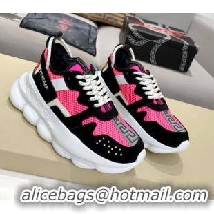 Super Quality Versace Mesh Sneakers 012688 Pink