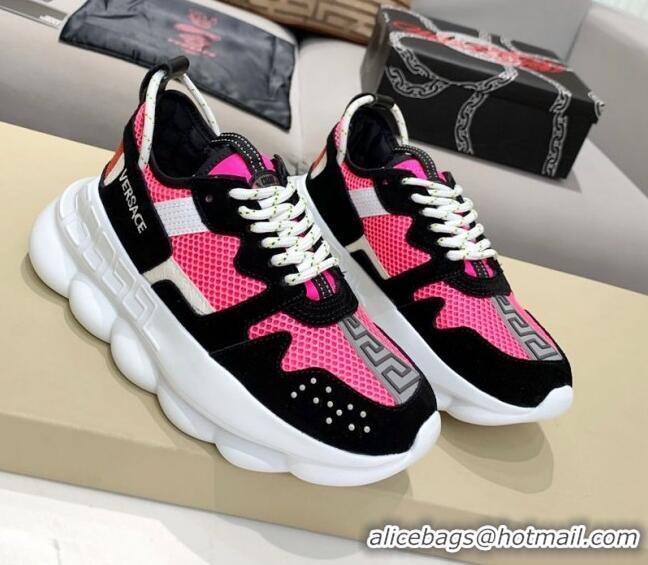 Super Quality Versace Mesh Sneakers 012688 Pink