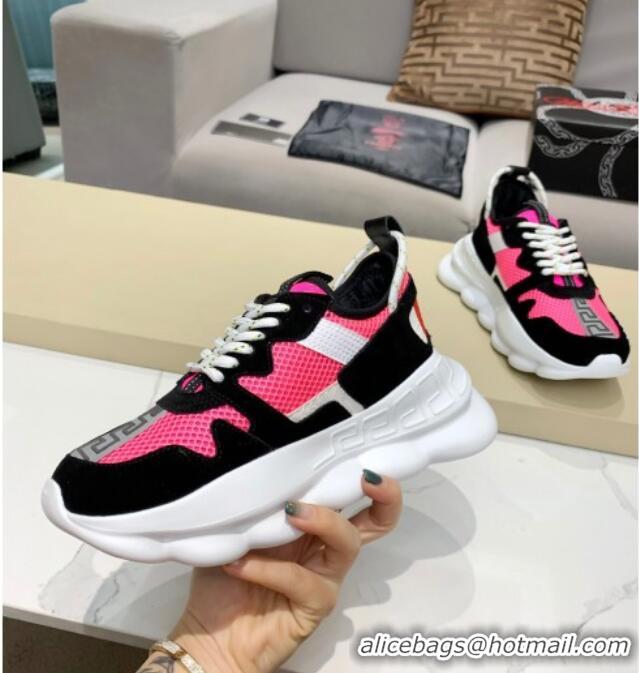 Super Quality Versace Mesh Sneakers 012688 Pink